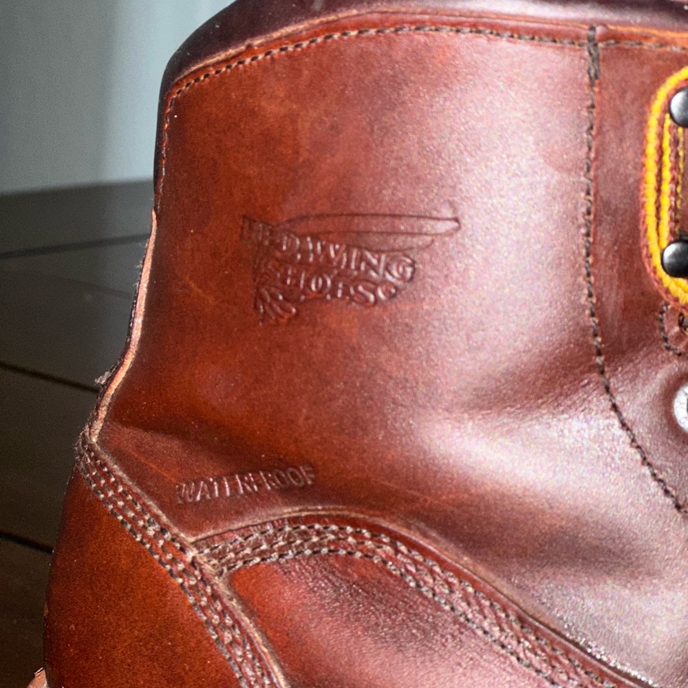 Red wing 2441 lace up boots. Top tier Red Wing product